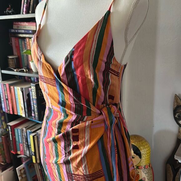 Urban Outfitters Multicolor Striped Midi Dress - Picture 5 of 10
